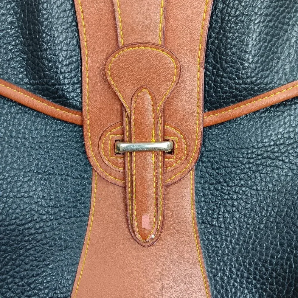 Dooney & Bourke All Weather Leather Pebbled Vintage Briefcase Messenger Bag